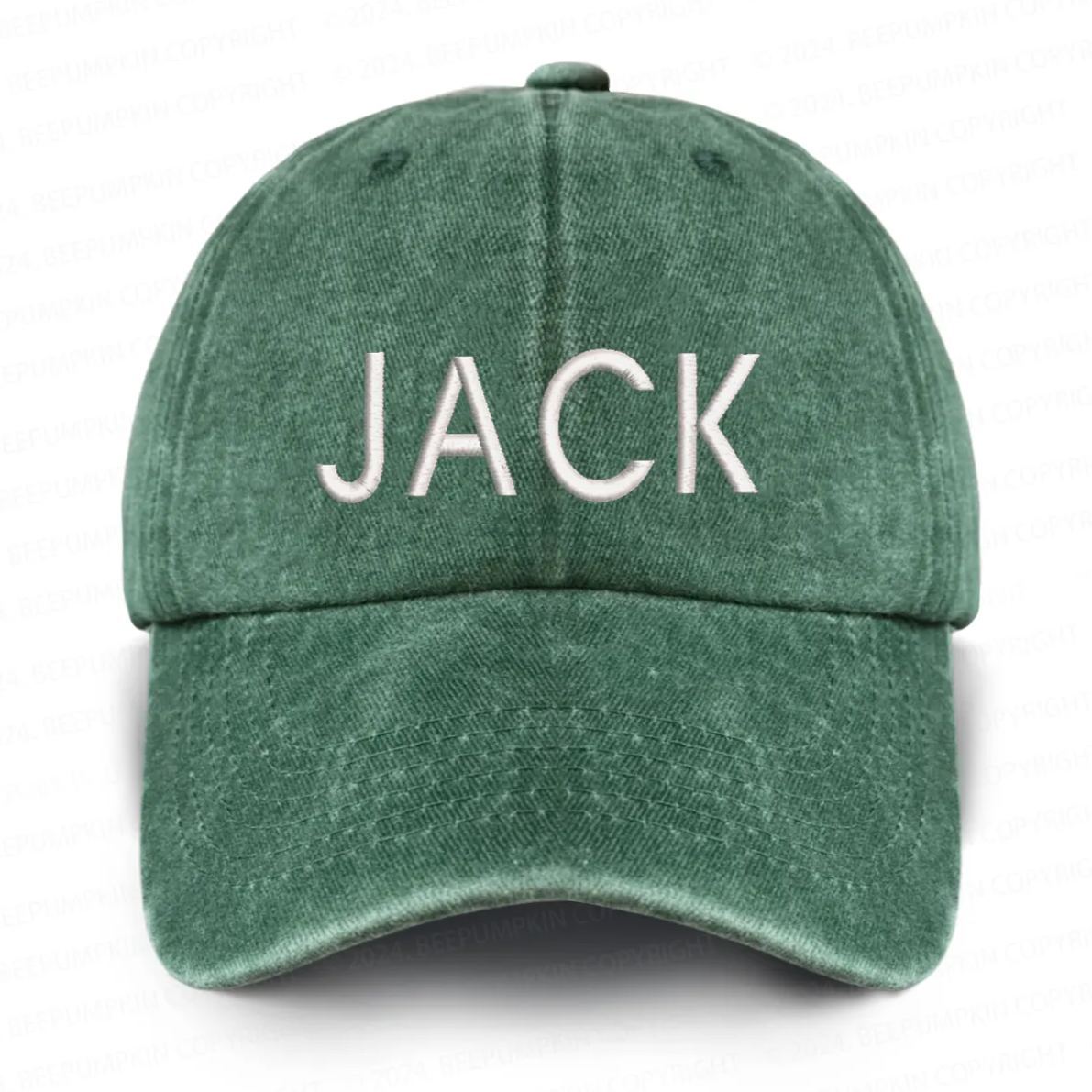 Personalized Vintage Washed Name Embroidered Baseball Cap