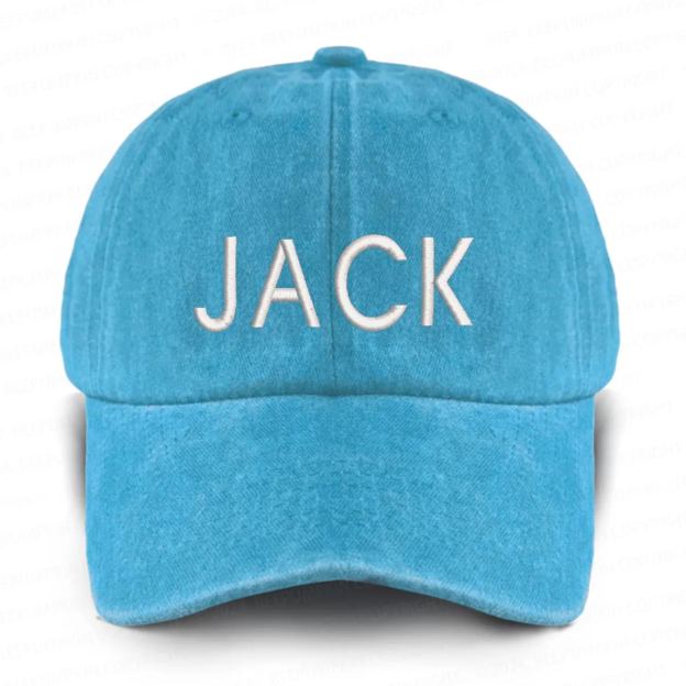 Personalized Vintage Washed Name Embroidered Baseball Cap