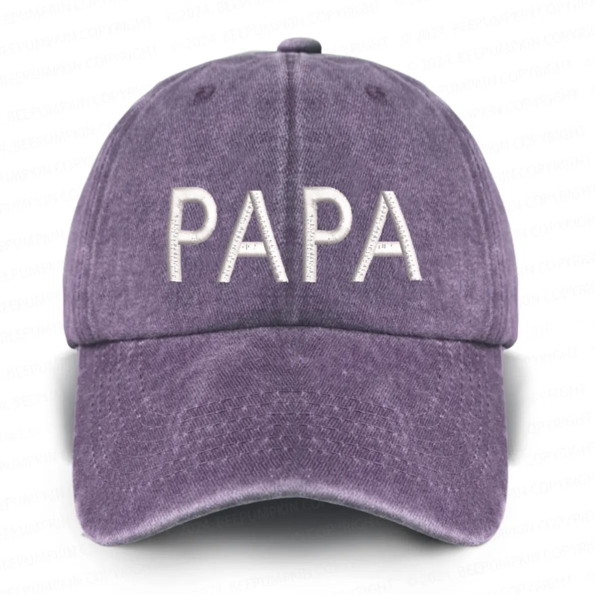 Vintage Washed Papa Embroidered Baseball Cap