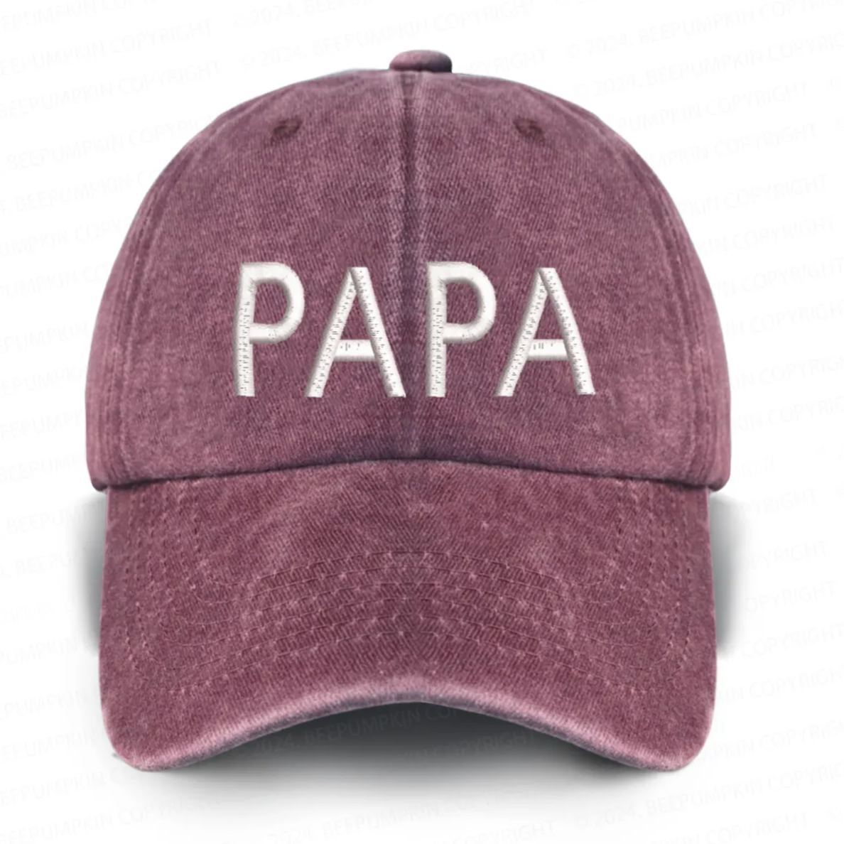 Vintage Washed Papa Embroidered Baseball Cap
