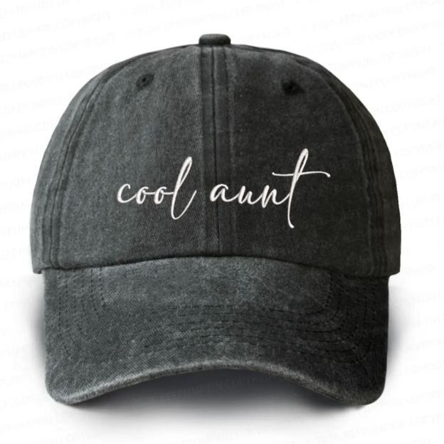 Cool Aunt Embroidered Baseball Cap