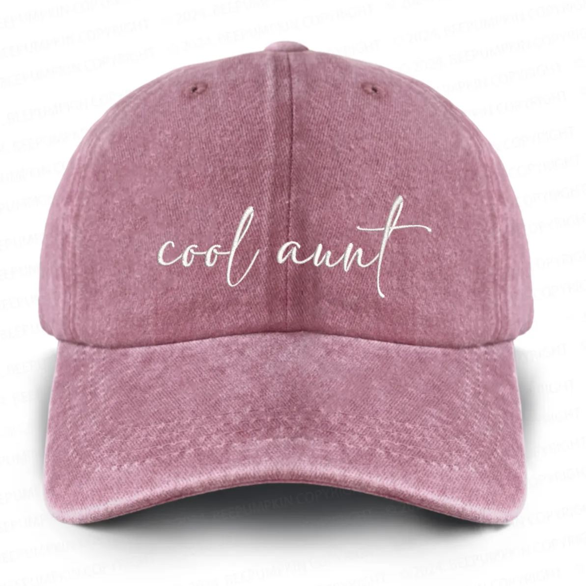 Cool Aunt Embroidered Baseball Cap