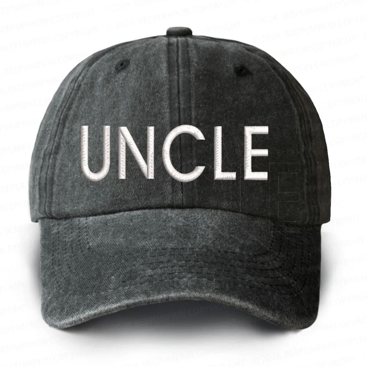 Vintage Washed UNCLE Embroidered Baseball Cap