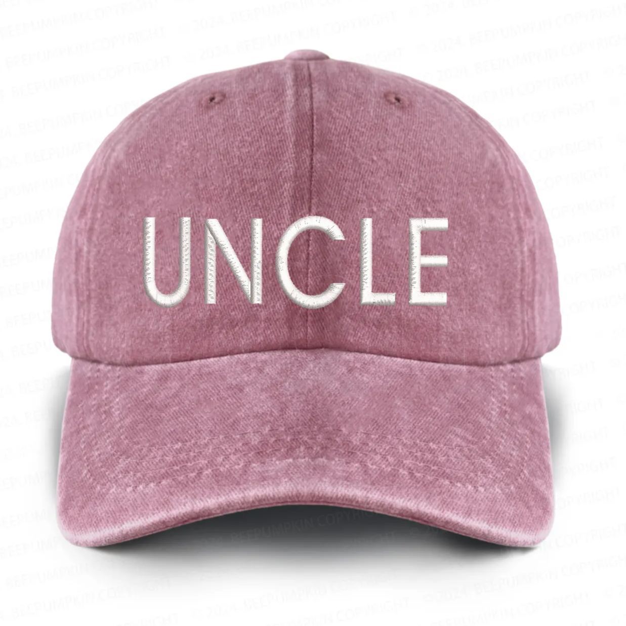 Vintage Washed UNCLE Embroidered Baseball Cap