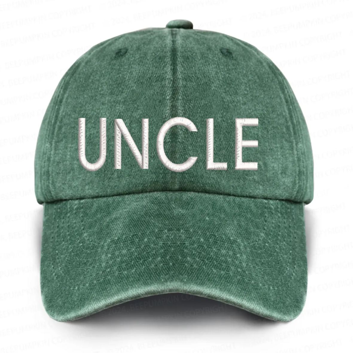Vintage Washed UNCLE Embroidered Baseball Cap