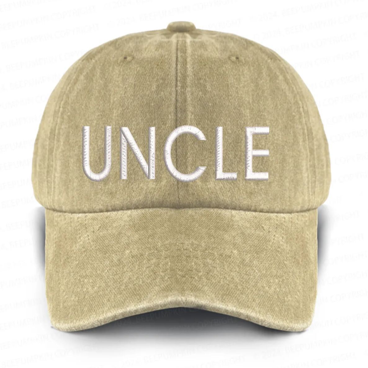 Vintage Washed UNCLE Embroidered Baseball Cap
