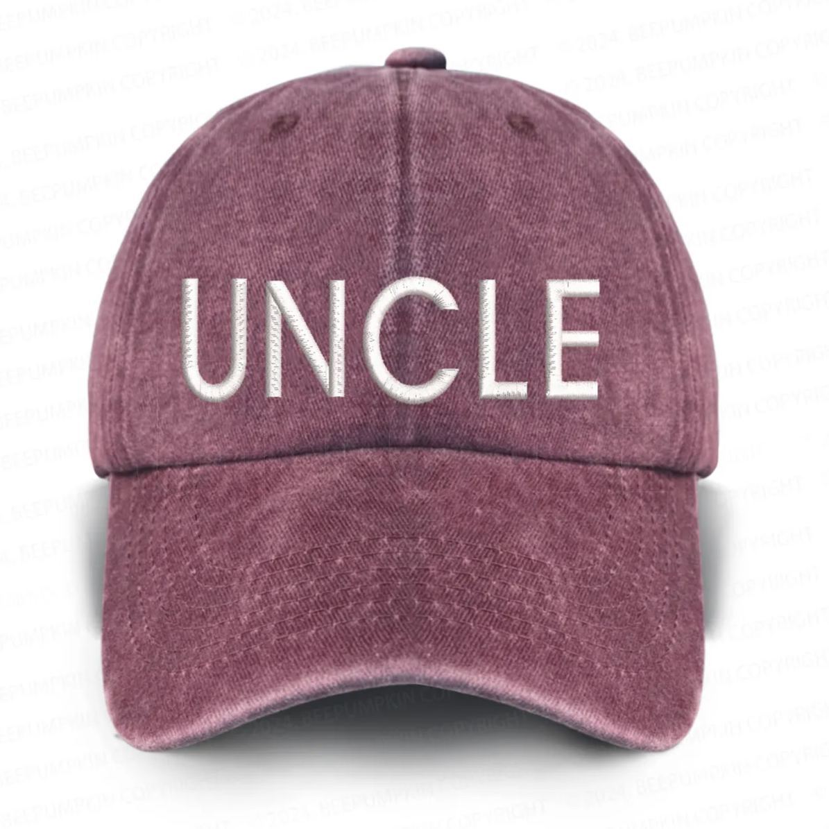 Vintage Washed UNCLE Embroidered Baseball Cap