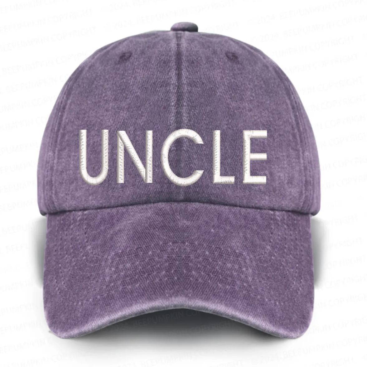 Vintage Washed UNCLE Embroidered Baseball Cap