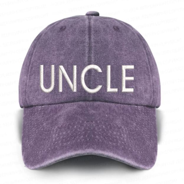 Vintage Washed UNCLE Embroidered Baseball Cap