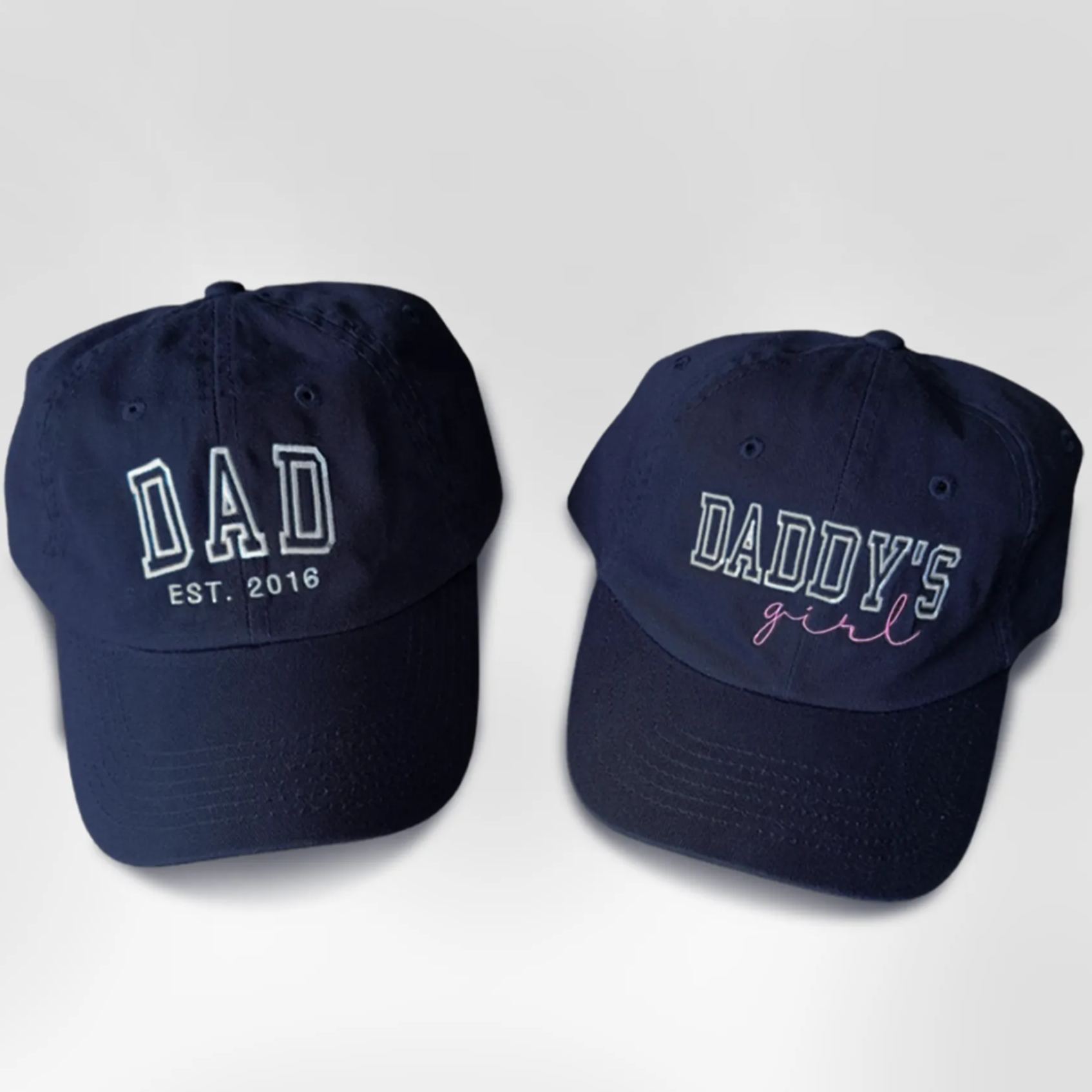 Daddy & Daughter Embroidered Matching Baseball Cap