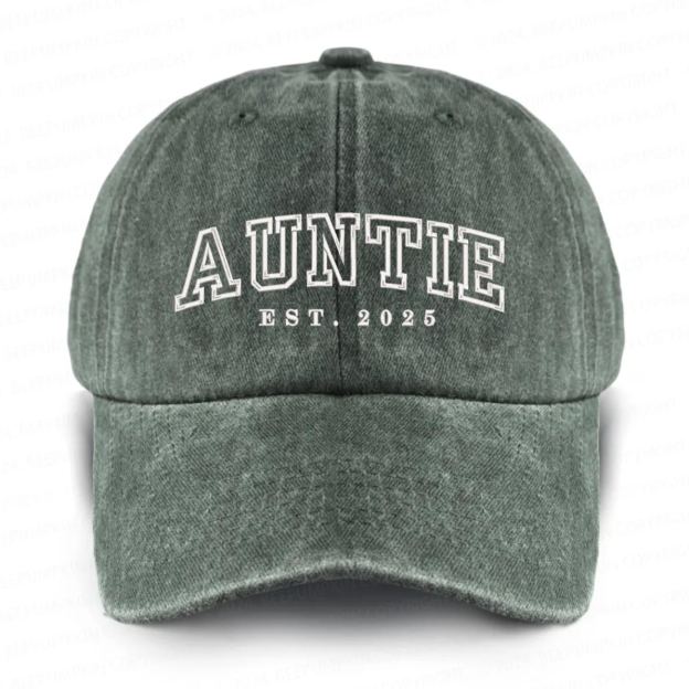 Personalized Est. Adult Washed Embroidered Baseball Cap 