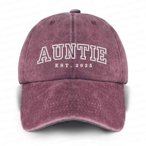 Personalized Est. Adult Washed Embroidered Baseball Cap 