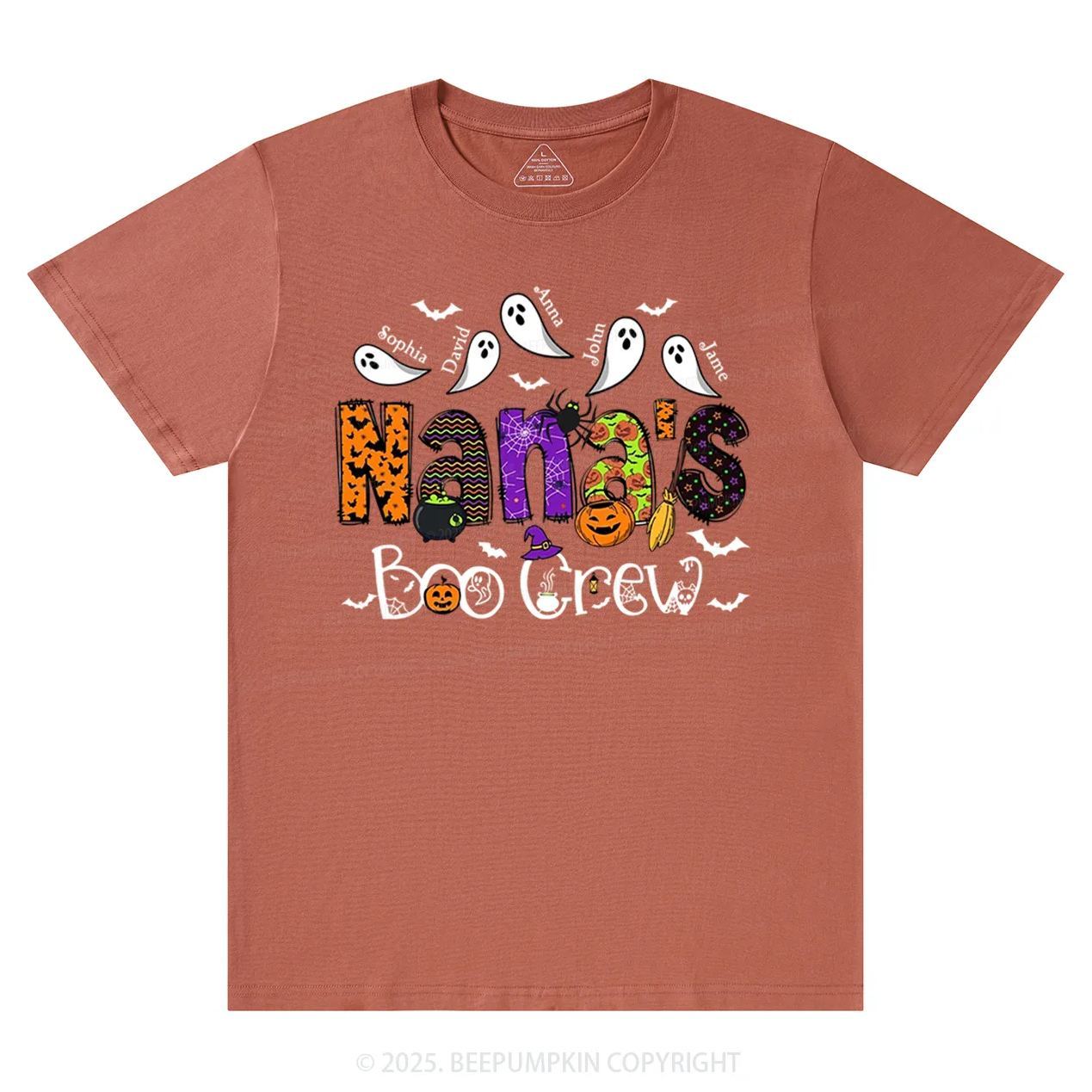 Personalized Mimi's Boo Crew T-Shirts Beepumpkin