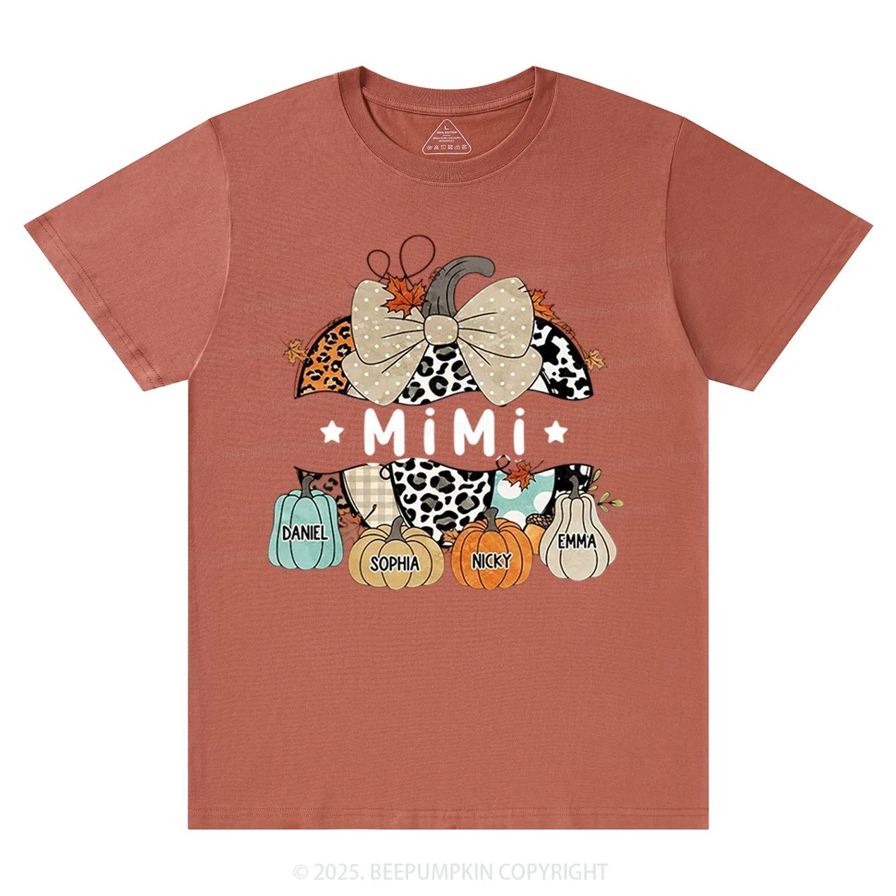 Personalized Fall Halloween Pumpkin T-Shirts Beepumpkin