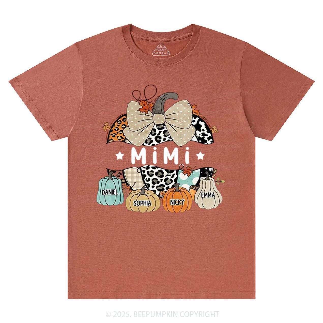 Personalized Fall Halloween Pumpkin T-Shirts Beepumpkin
