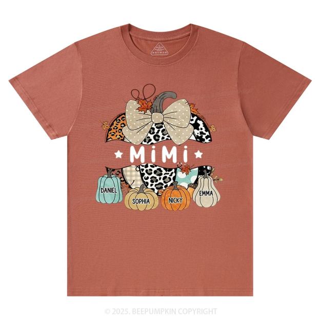 Personalized Fall Halloween Pumpkin T-Shirts Beepumpkin