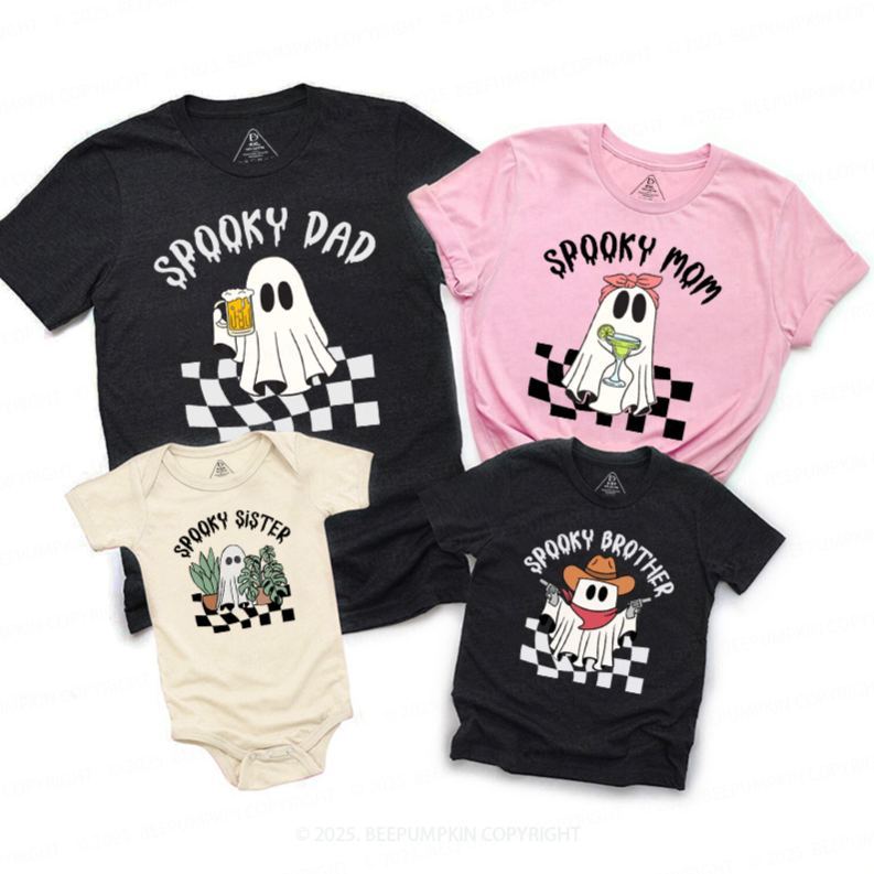 Personalized Spooky Halloween Family Matching Shirts