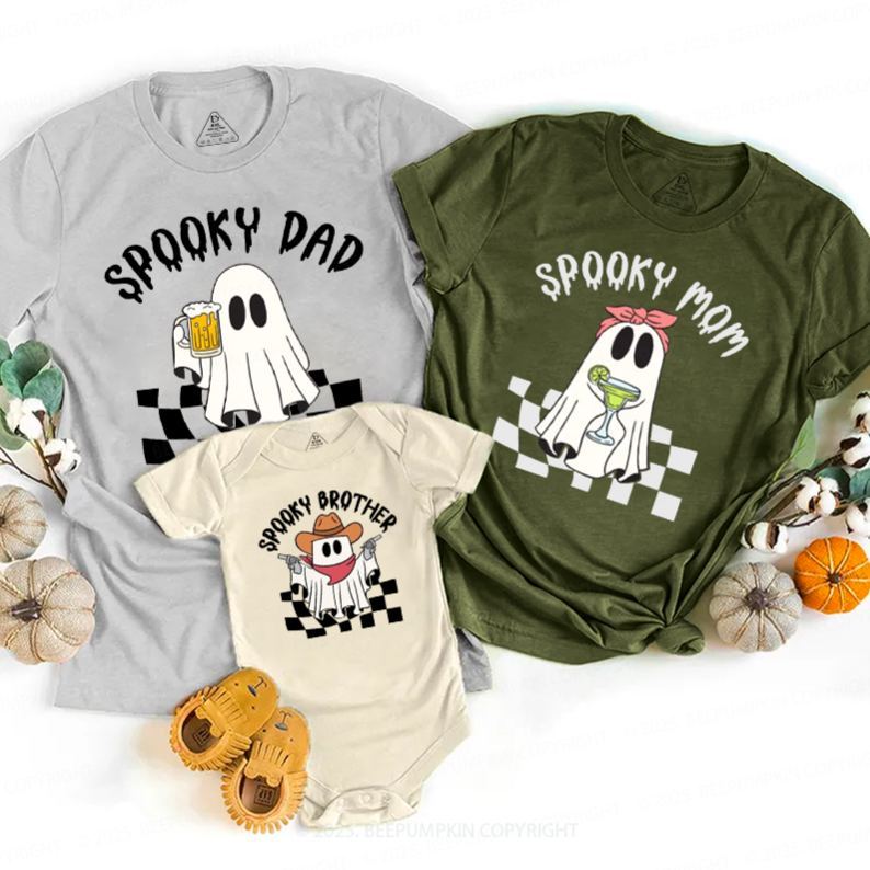 Personalized Spooky Halloween Family Matching Shirts