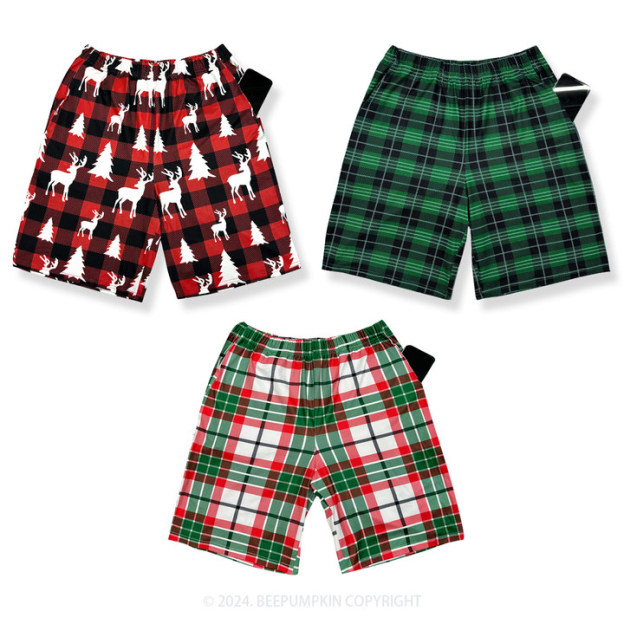 Christmas Full Print Shorts For Family Beepumpkin