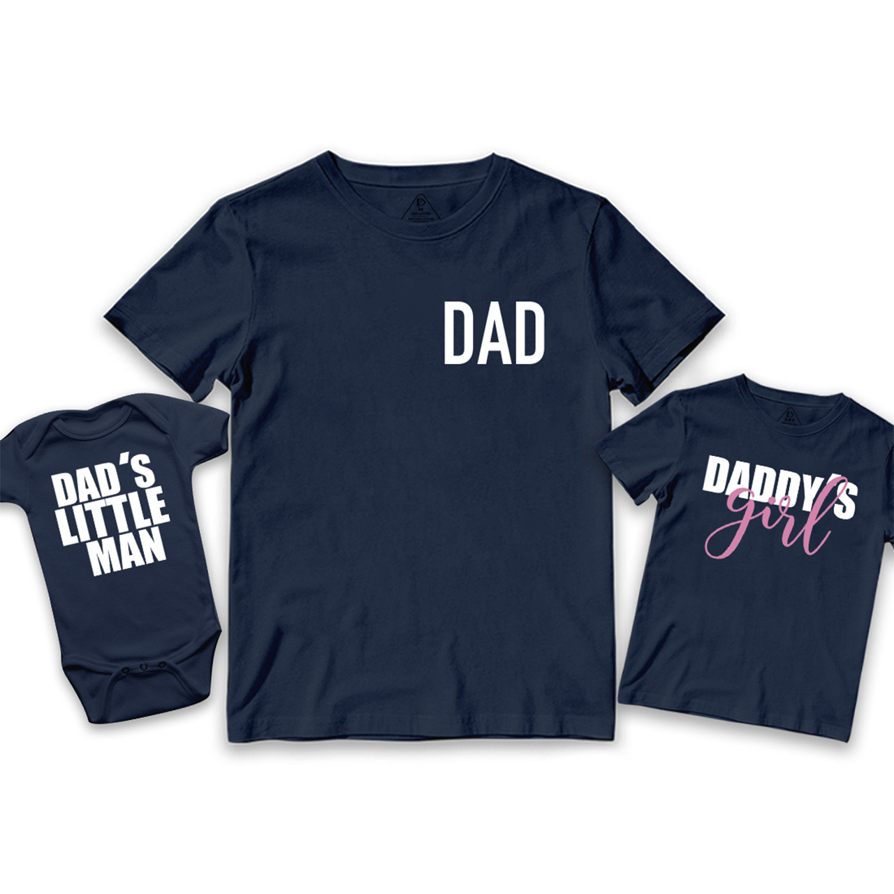 Dad&Dad's Little Man Matching Shirts
