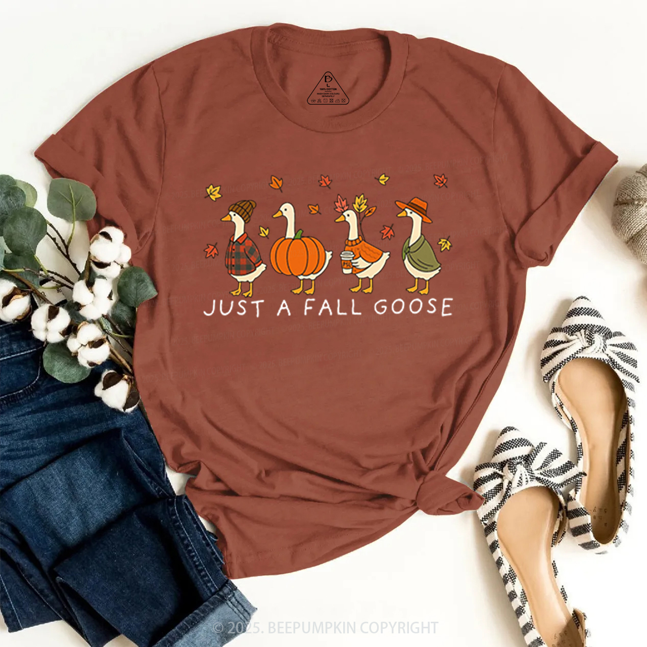 Just A Fall Goose T-Shirts Beepumpkin
