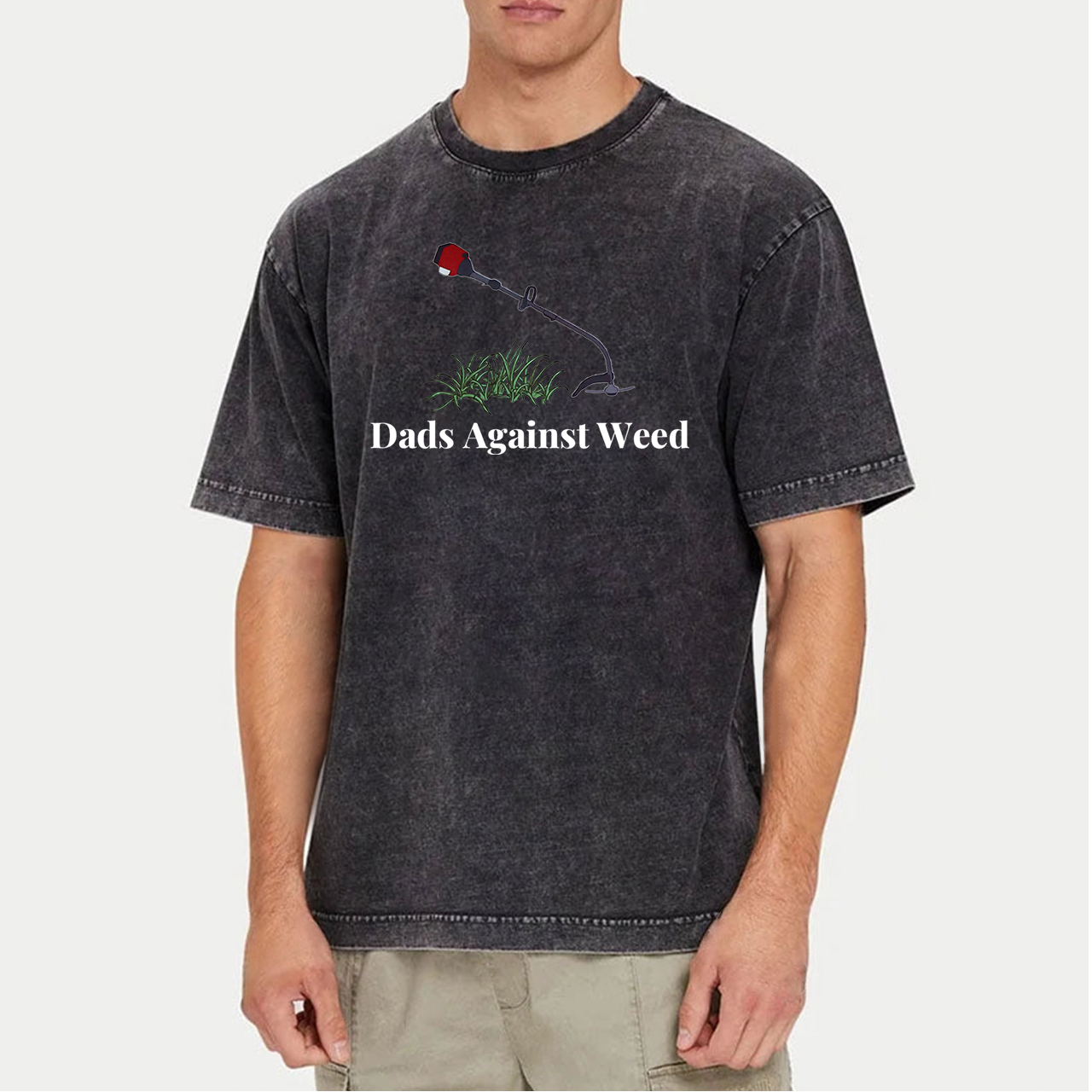 Dads Against Weed Washed T-Shirts