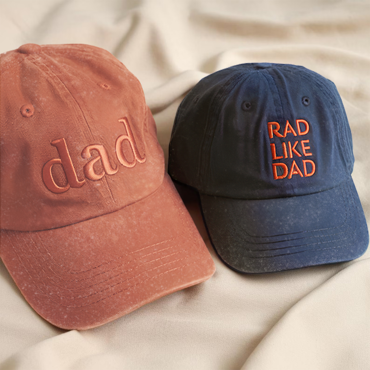  Rad Like Dad Embroidered Matching Baseball Cap