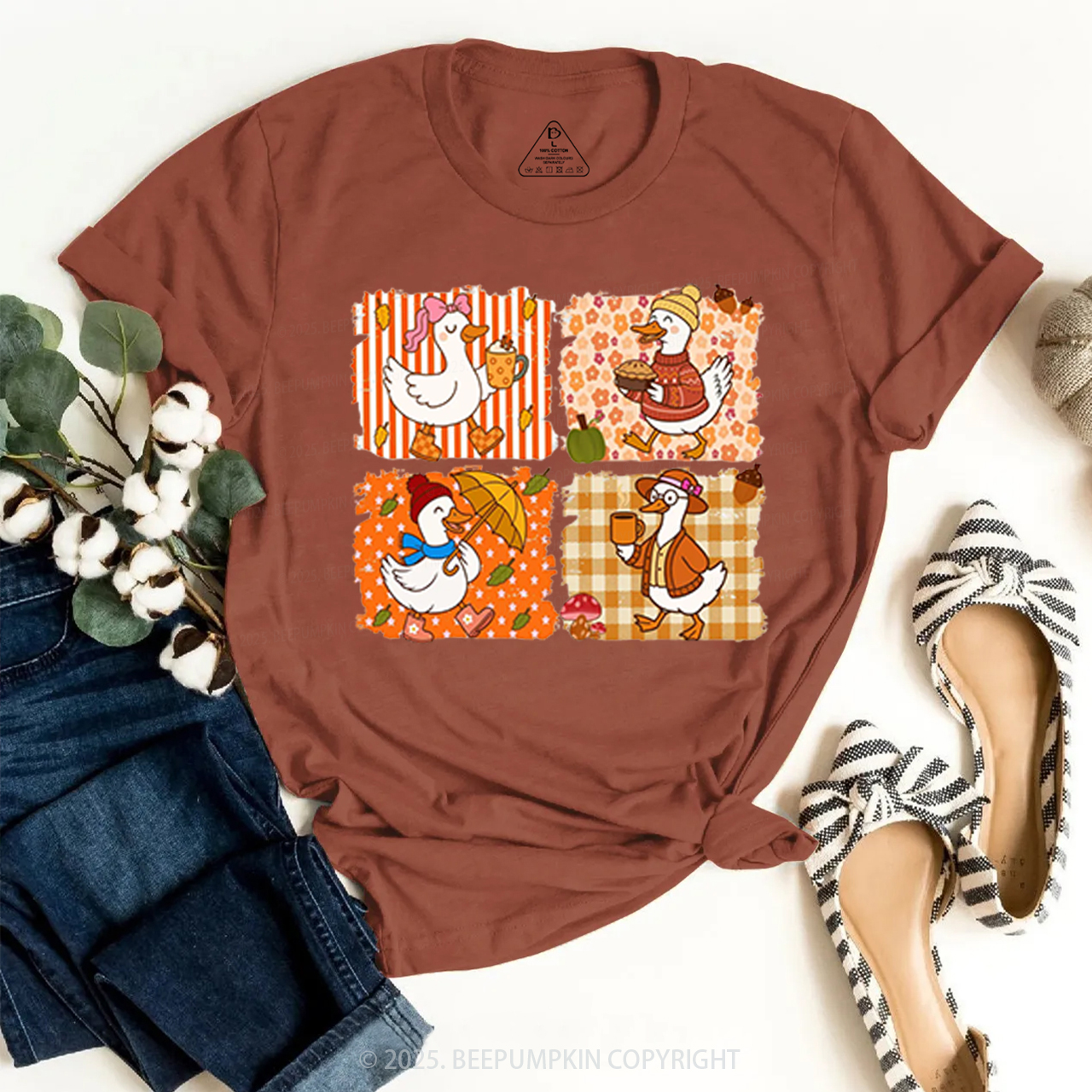 Silly Goose Autumn T-Shirts Beepumpkin