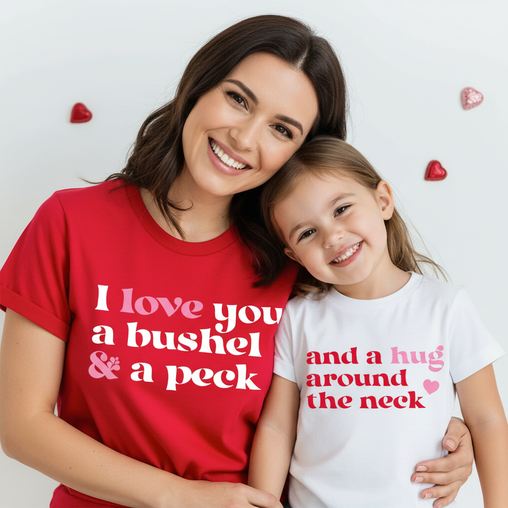 I Love You a Bushel and a Peck Mom&Me Shirt