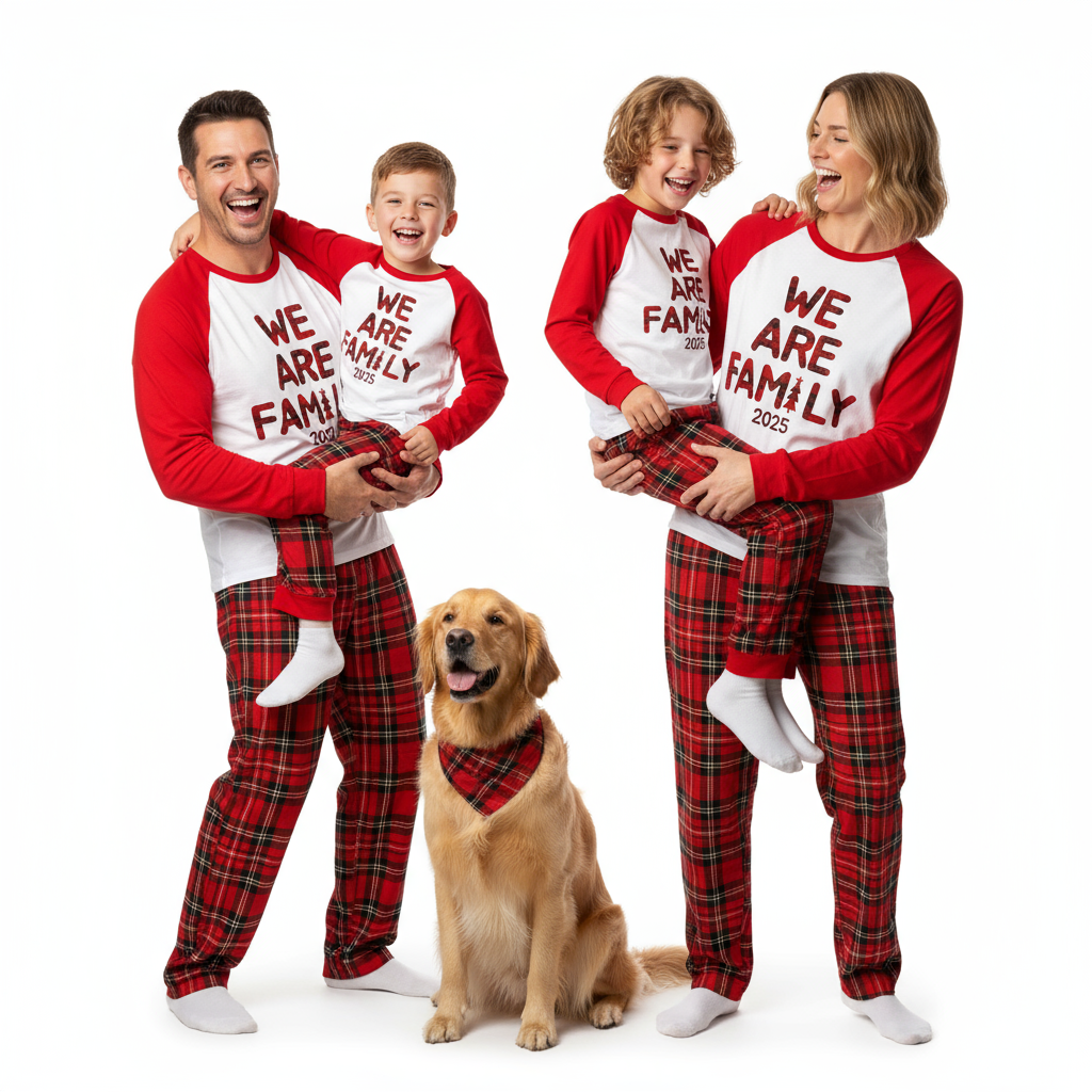 We Are Family 2025 All-Over Print Family Matching Pajama Sets