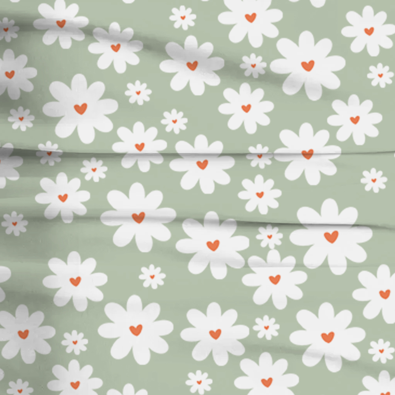 Sage Daisy Two-Piece Pajama Set For Kids