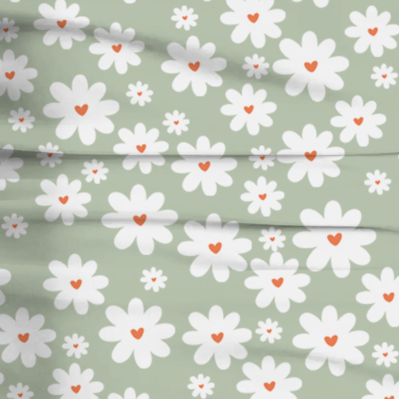 Sage Daisy Two-Piece Pajama Set For Kids