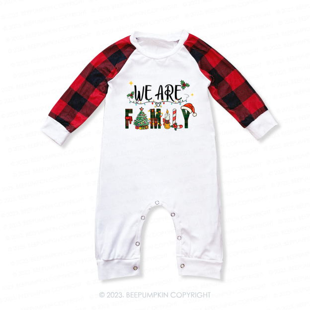 We are Family Christmas Matching Pajamas For Family Beepumpkin