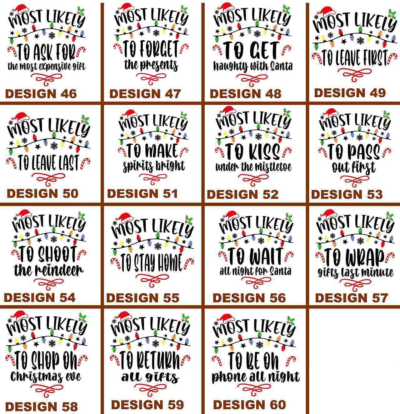 60 Quotes Most Likely And Custom Family Christmas Pajamas 2024 Beepumpkin