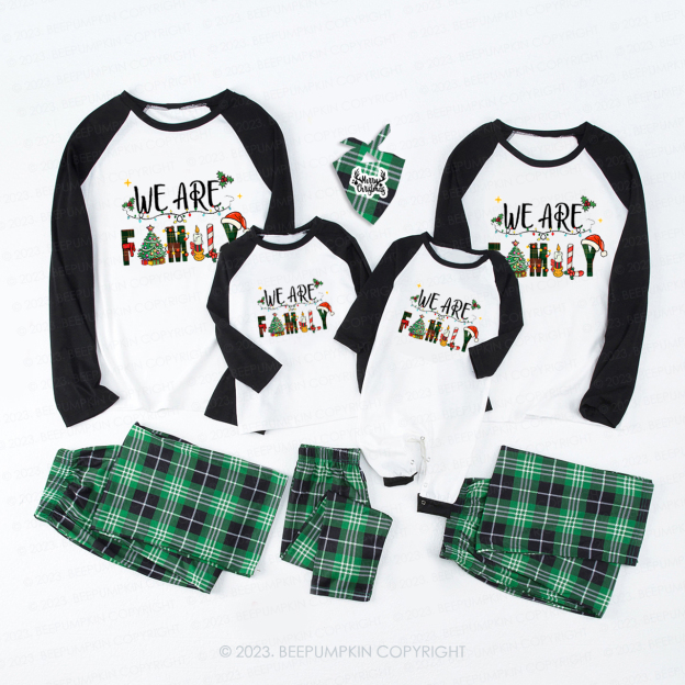We are Family Christmas Matching Pajamas For Family Beepumpkin