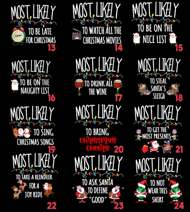 Dog Tank Most Likely To Funny Christmas Family Matching Blue Pajamas Beepumpkin