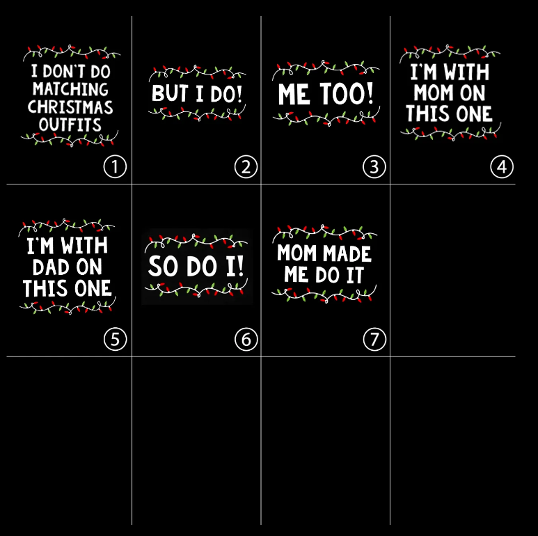 I Don't Do Matching Family Matching Blue Pajamas Beepumpkin