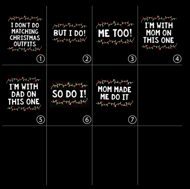 I Don't Do Matching Family Matching Blue Pajamas Beepumpkin