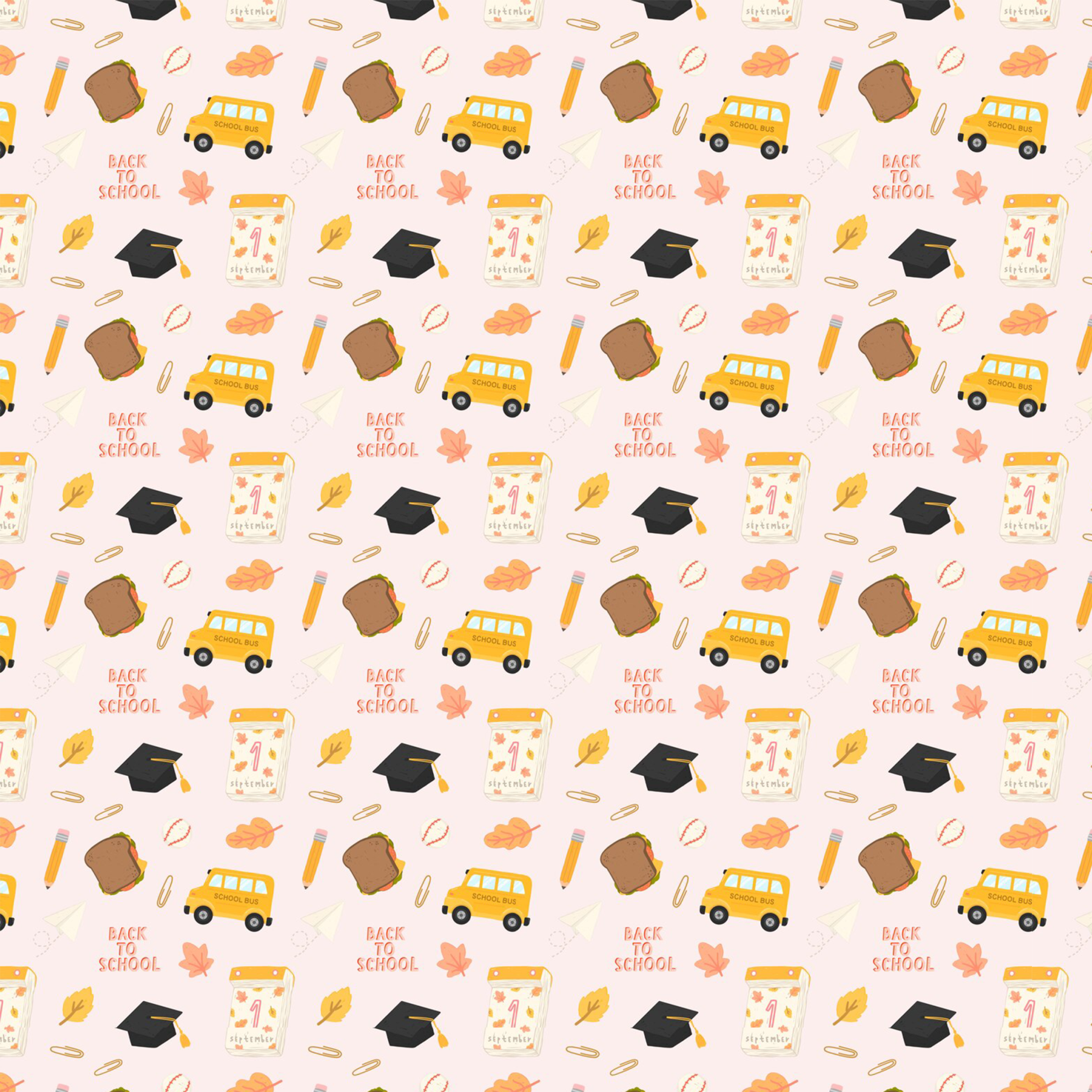 Sandwich Back To School All Over Print Kids Tees