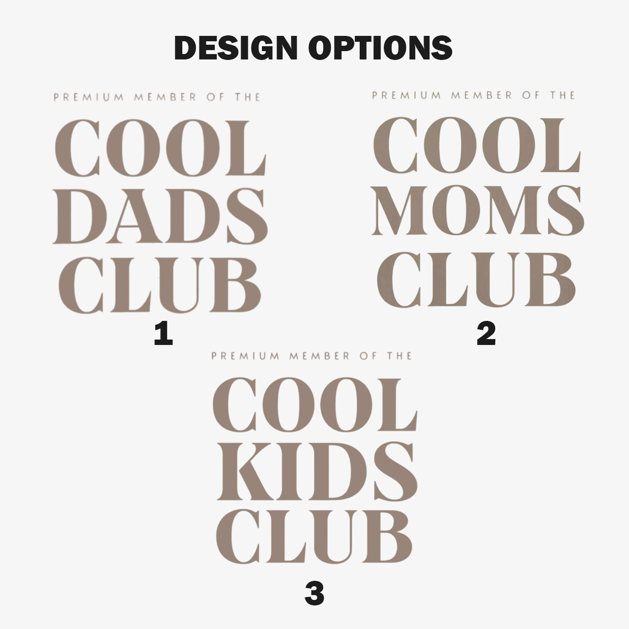 Vintage Cool Dads Club Dad&Me Matching T-Shirts-Back Design