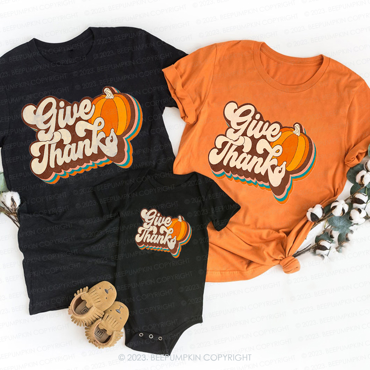 Thanksgiving Gratitude Everything Family Shirt Beepumpkins