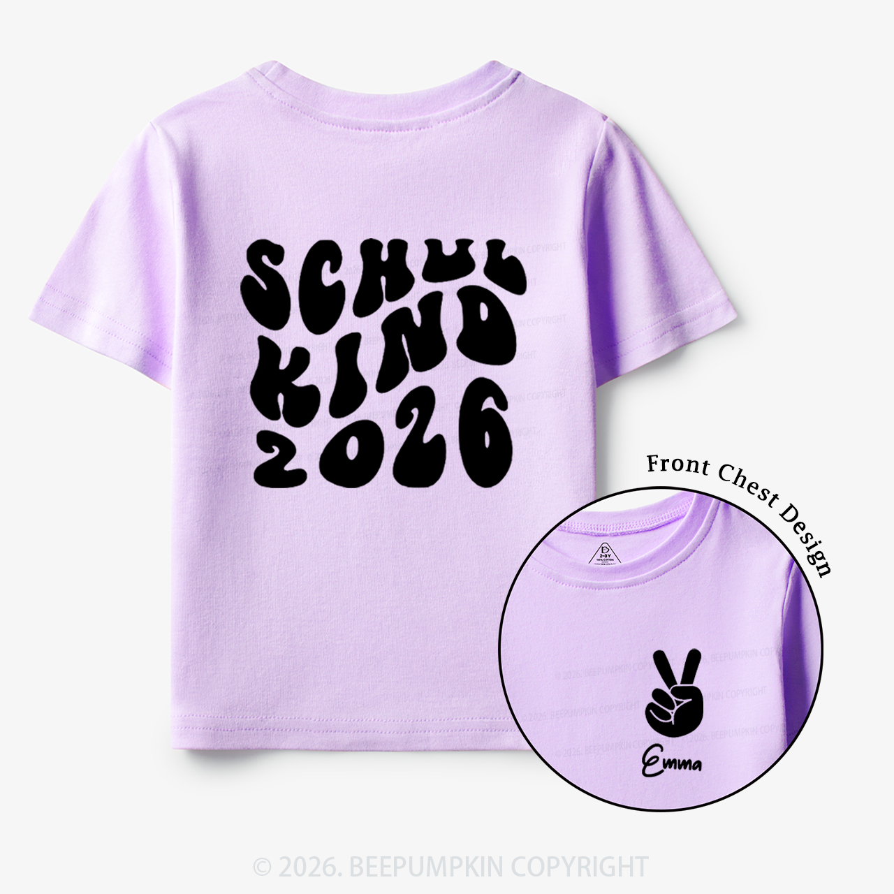 Personalized Schoolchild 2026 Back To School Gift Toddler&Kids Shirts