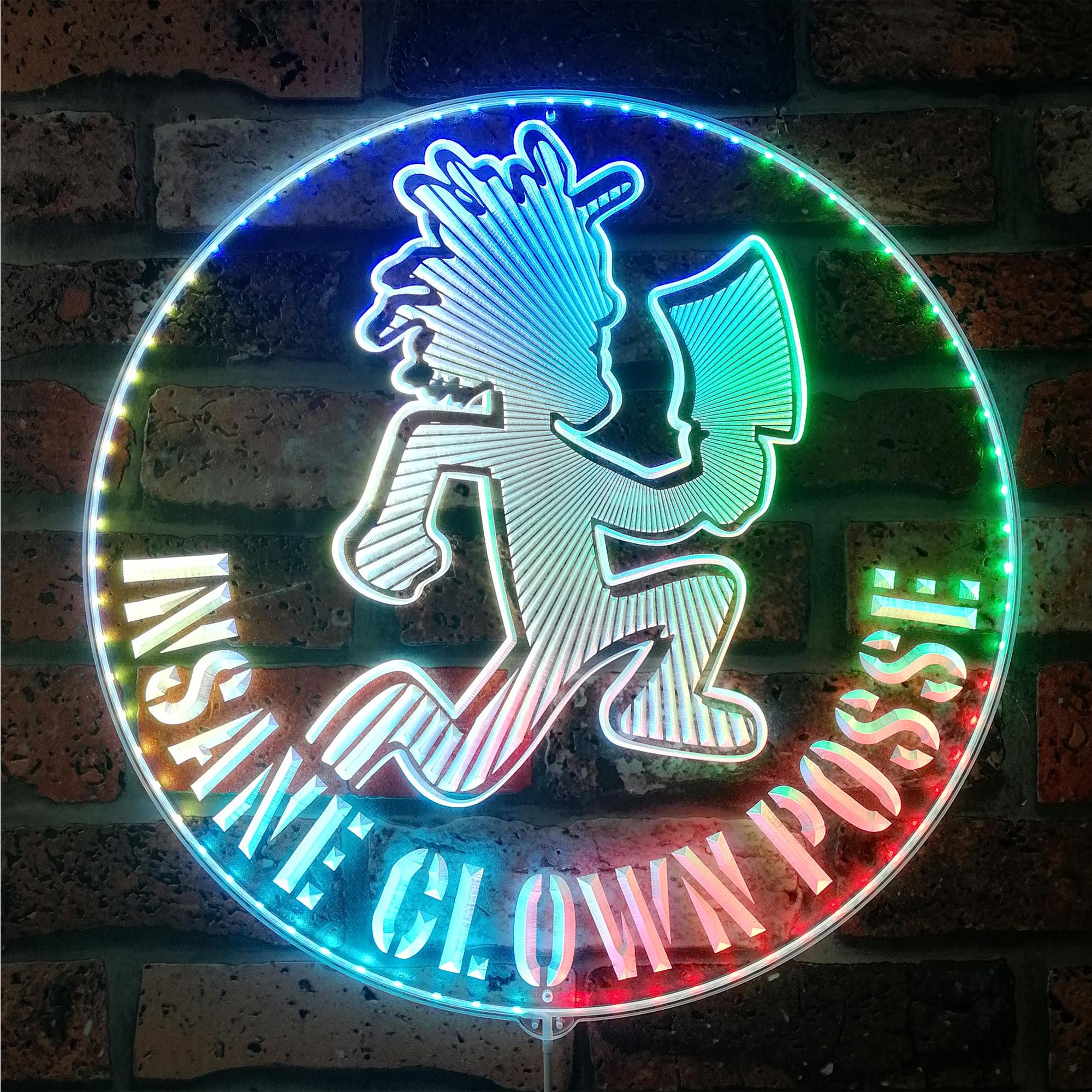 Insane Crown Posse Dynamic RGB Edge Lit LED Sign