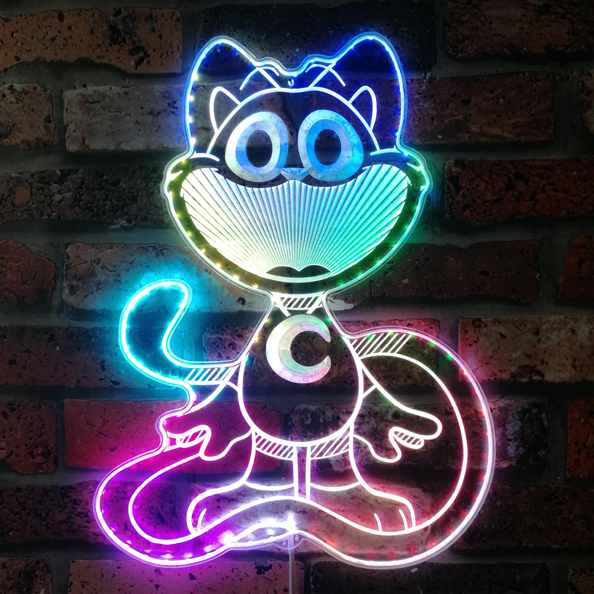 Napcat Dynamic RGB Edge Lit LED Sign