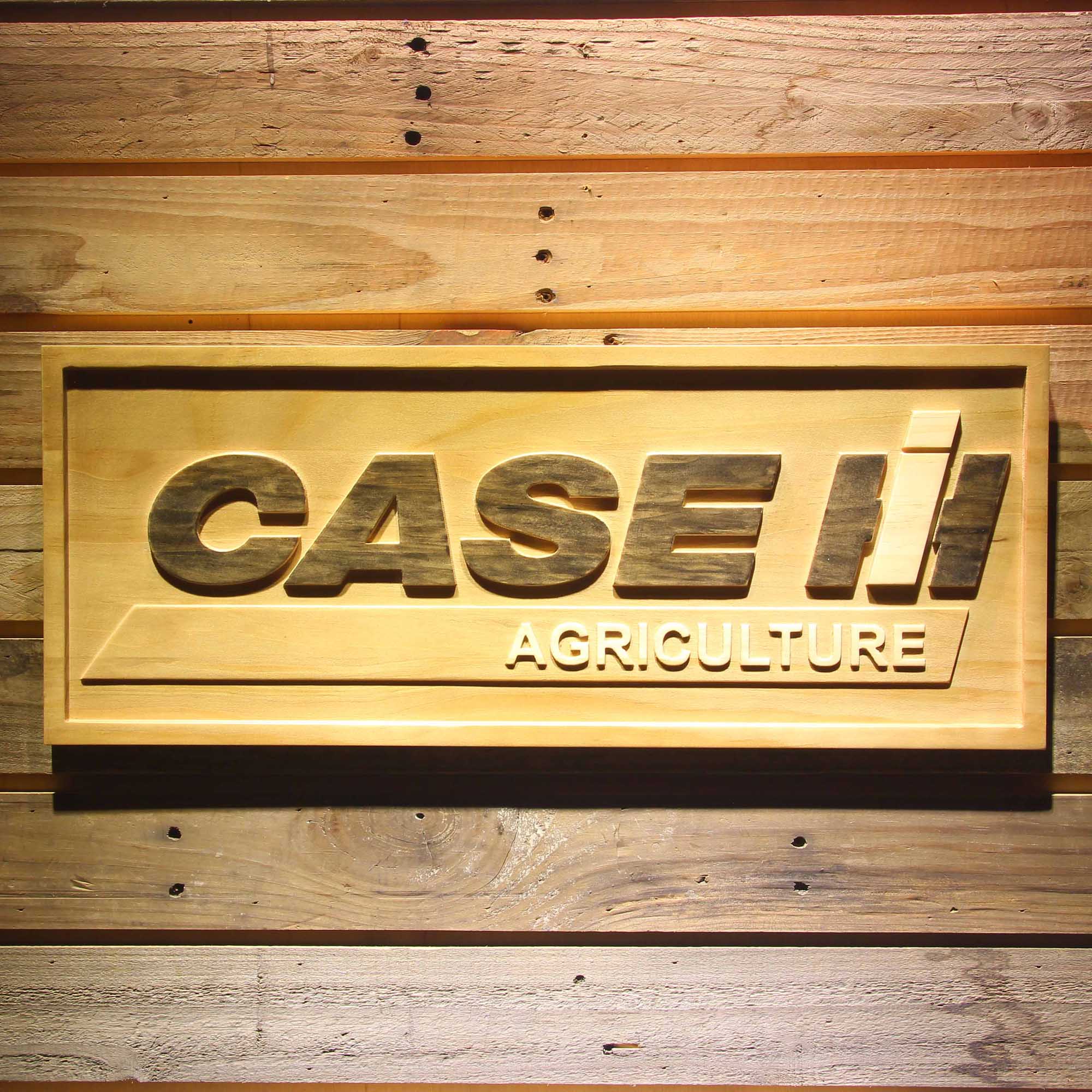 Case International Harvest Harvester 3D Wooden Engrave Sign