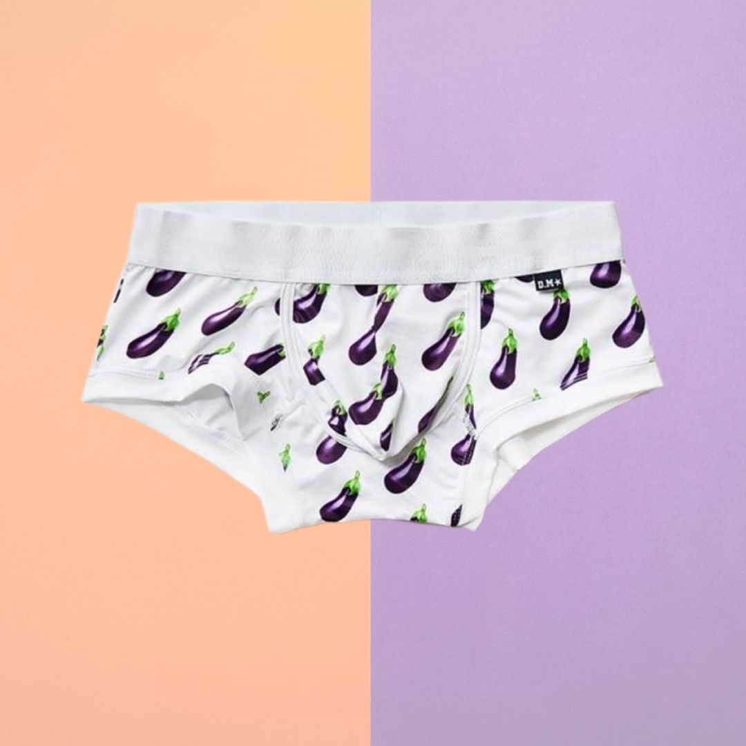ALPHUS UNDERWEAR Eggplant Boxers GAY UNDERWEARALPHUS UNDERWEAR