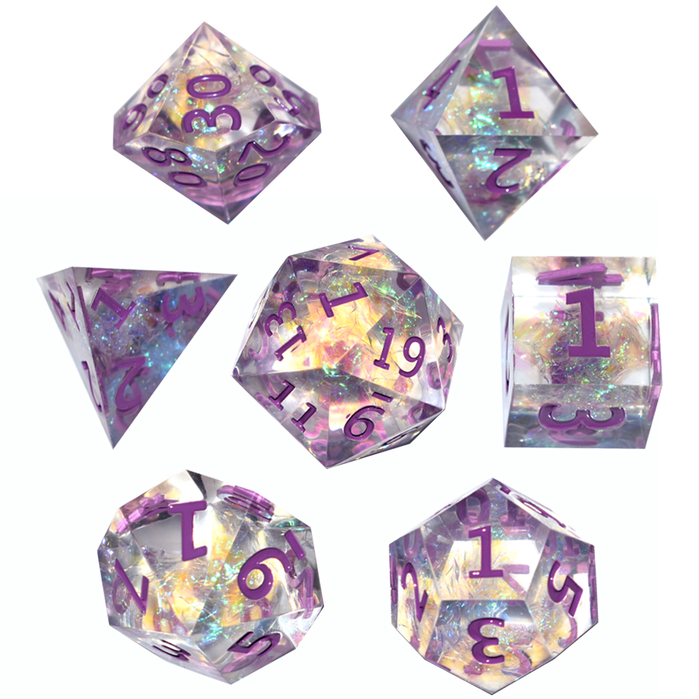 Transparent with Purple