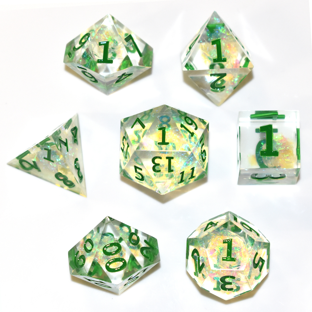 Transparent with Green