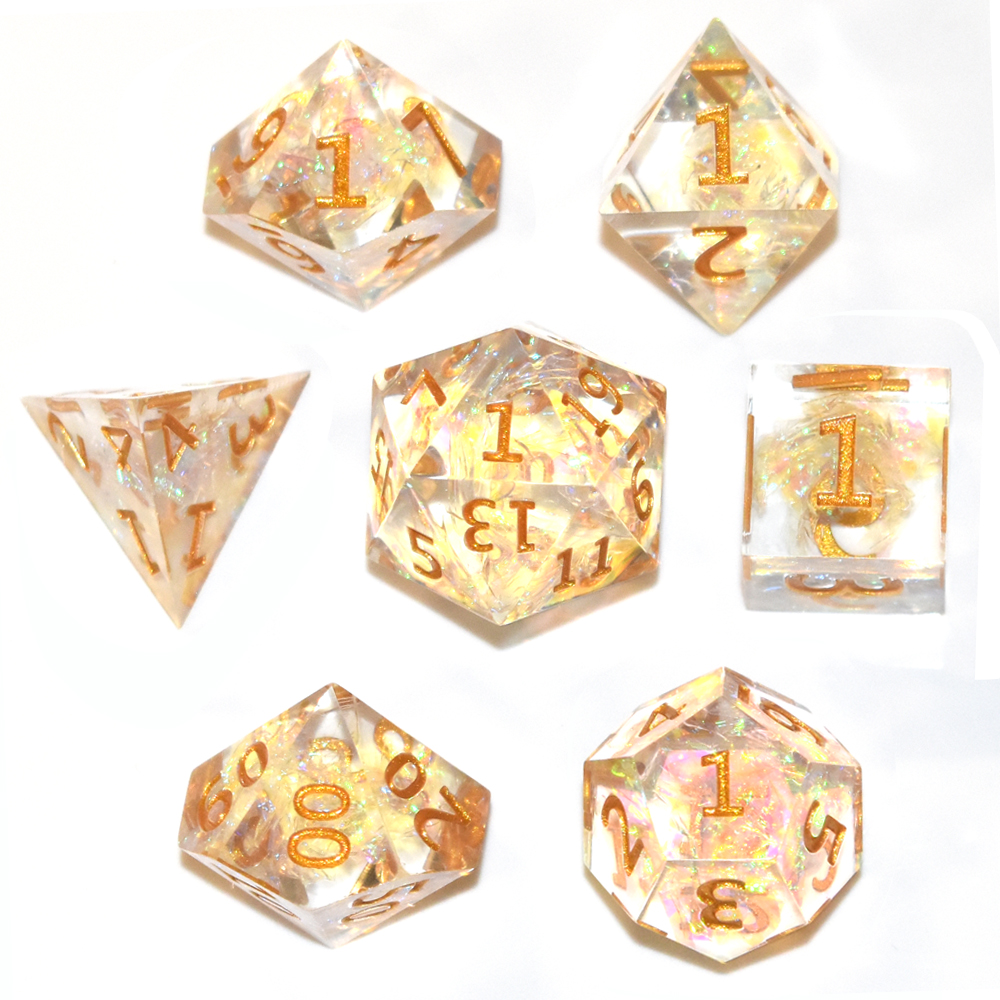 Transparent with Gold