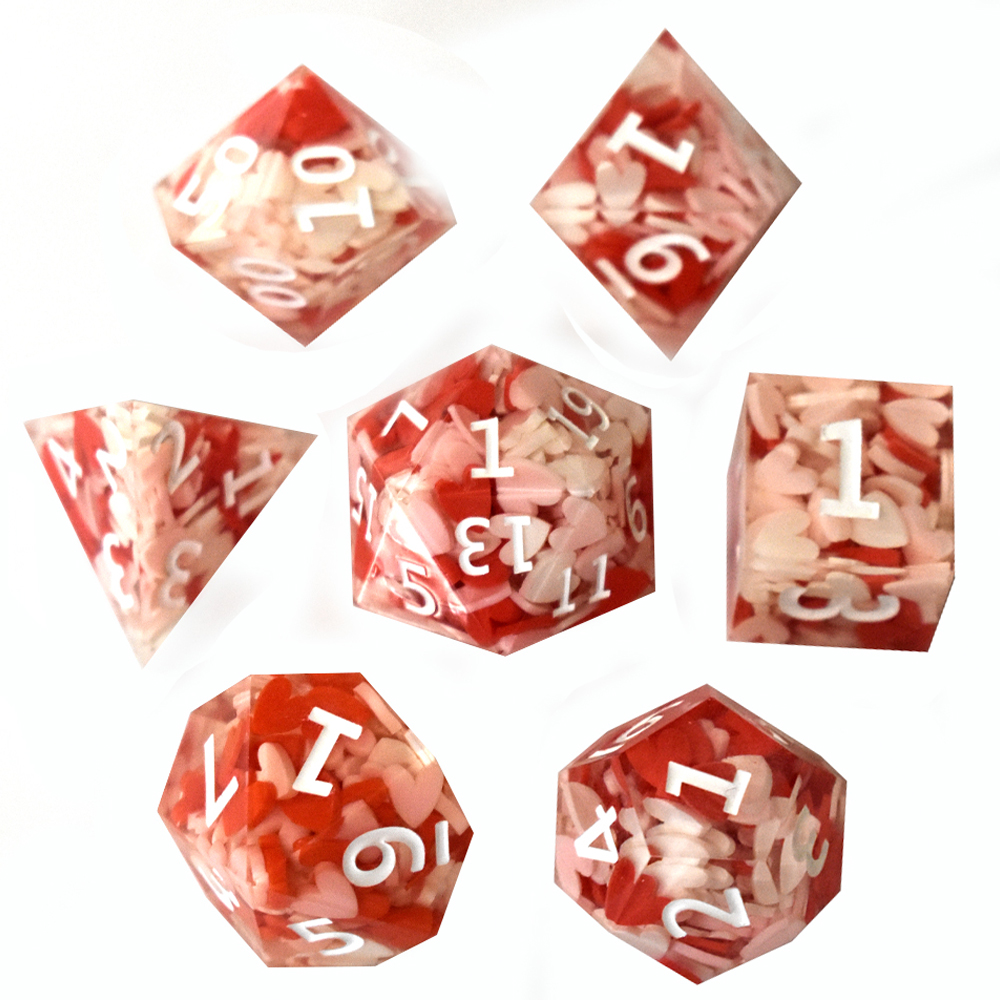 Heart-shaped with Withe